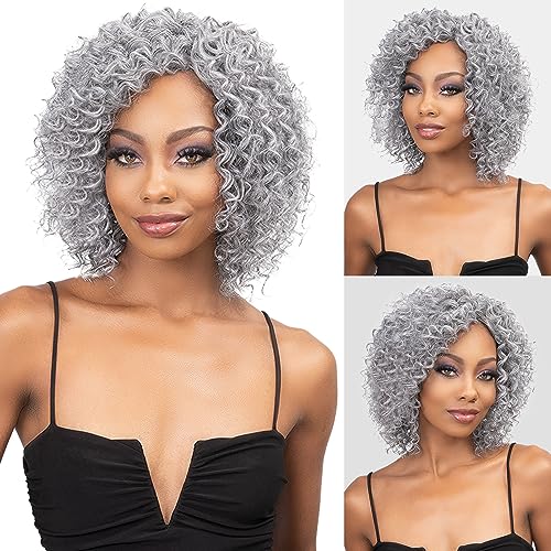 Janet Collection Human Hair Blend Weave Remy Illusion Deep 3pcs (ALMOND BEIGE)