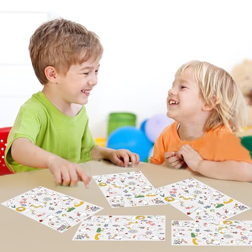 Silly Duck Temporary Tattoos Kids - 160+ Pcs Funny Goose Tattoo Party Decorations Fake Temp Stickers One Goose Birthday Decor for Kids Baby Boys Girls Geese Animals Duck Theme Gifts Supplies Favors