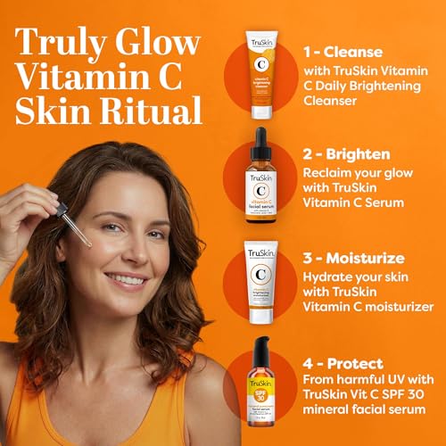 TruSkin Vitamin C Serum with Hyaluronic Acid 1oz