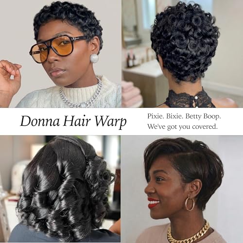 DONNA Pixie Hair Mesh Wrap 24-Inch Night Cap, Adjustable