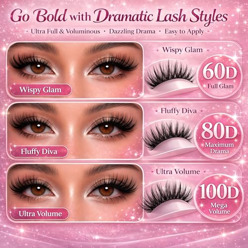 Lash Clusters Kit 480Pcs 9-16mm D Curl Fluffy Extensions