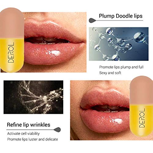 Novobey Lip Plumper Serum - Plant Extract Moisturizing Lip Enhancer