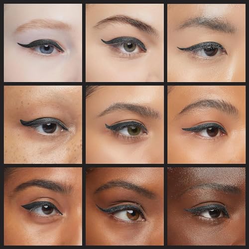 docolor Waterproof Eyeliner Pen Super Slim Precise All Day Eye Liner Gel (Black & White, 2PCS)