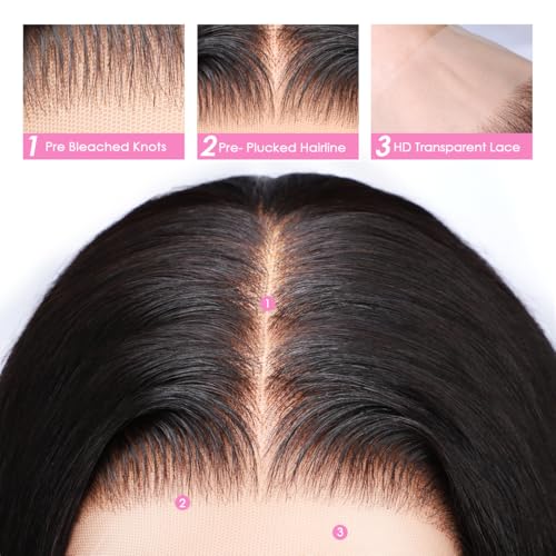 Pizazz 13x6 Body Wave Lace Front Wig 26 Inch Human Hair 180 Density