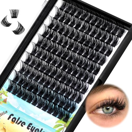 D Curl Cluster Eyelash Extensions 14mm Wide Stem | Dedila