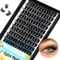 D Curl Cluster Eyelash Extensions 14mm Wide Stem | Dedila