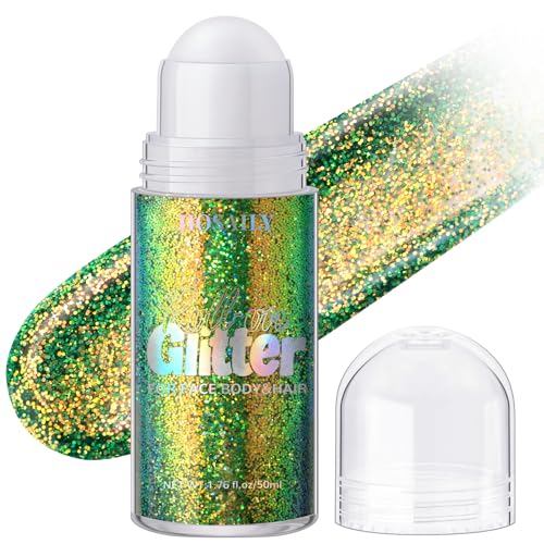 Chameleon Roll-On Body Glitter Gel - 1.7oz Sparkle