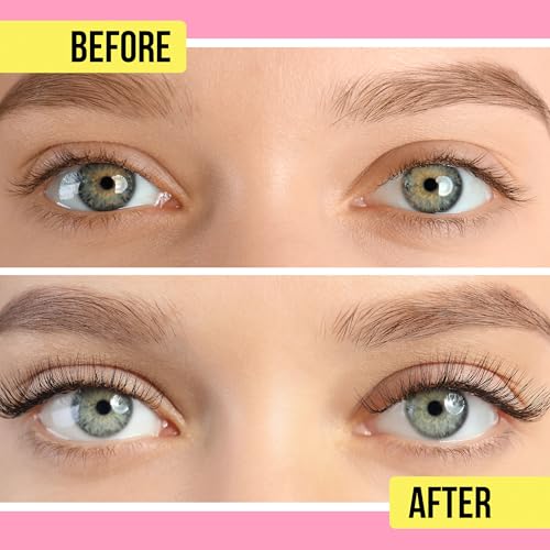 Mascara Wands - 25pc Lash Spoolies, Disposable Mascara Wands w/Multi-Shaped Wand Heads for Applying & Separating Lashes