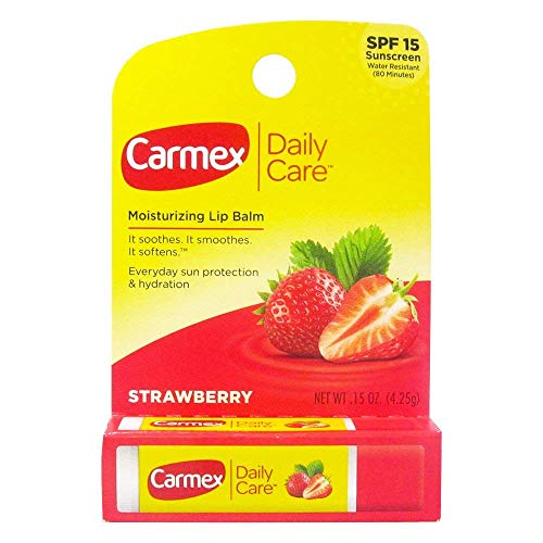 Carmex Cherry Flavor Lip Balm SPF 15 0.15 oz (Stick in Carded box)