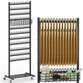Braiding Rack 286 Pegs 2-Sided Hair Holder with Wheels