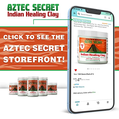 Aztec Secret - Indian Healing Clay 1 lb and Royal Tea Tree Oil 4 Oz Bundle