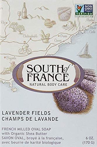 South Of France Natural Lavender Fields Bar Soap, 6 Oz, 20009