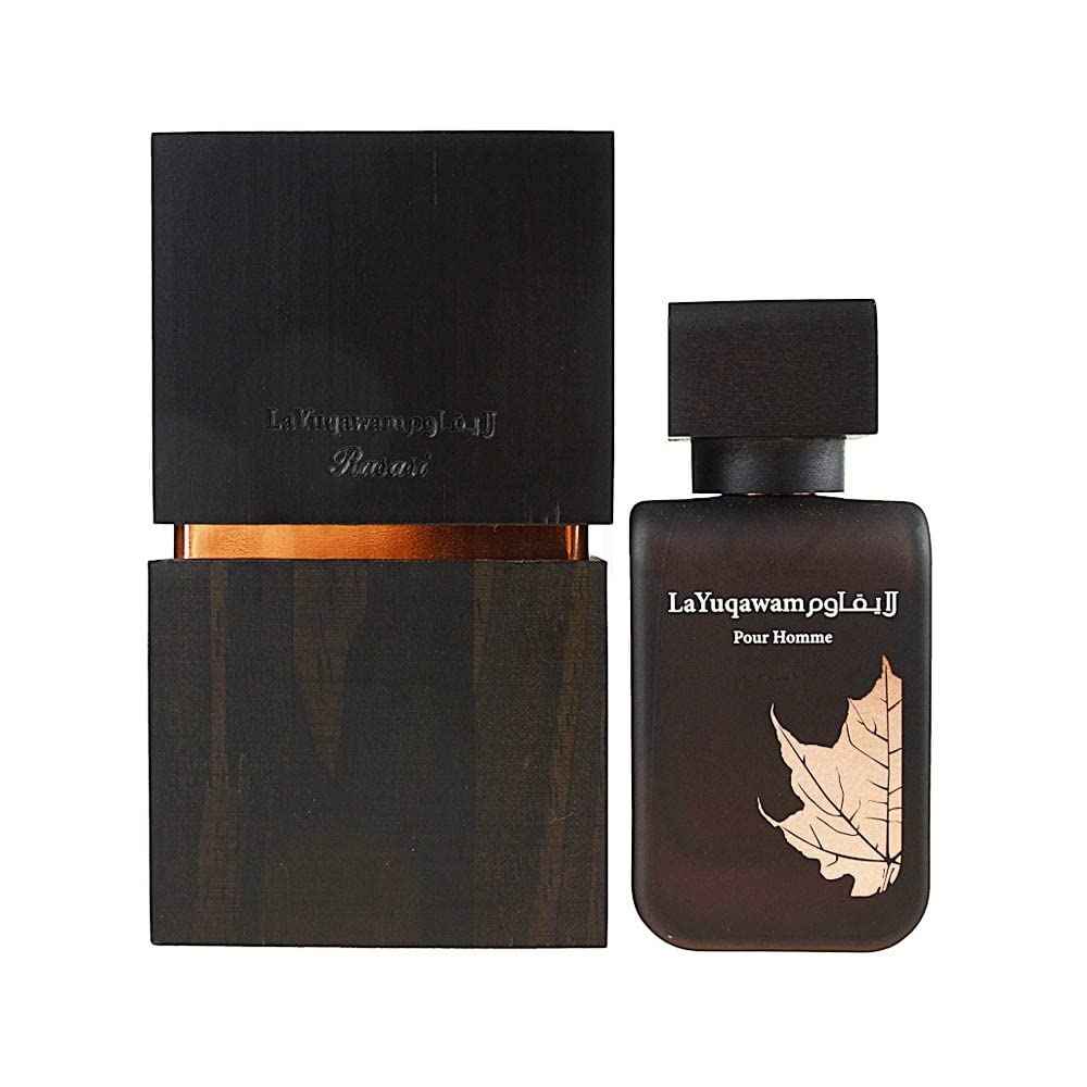 Rasasi Dubai perfume La Yuqawam Pour Homme Eau de Parfum Spray for Men, 2.5 Ounce / 75 ml