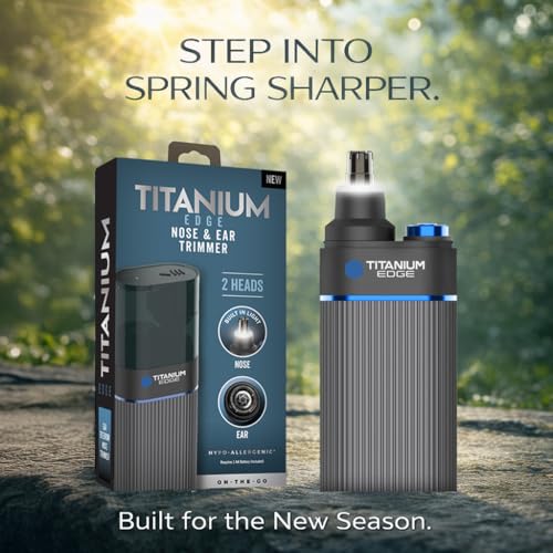 Microtouch Titanium Ear & Nose Trimmer with Light