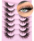 Kiromiro 6D Fox Eye Lashes - Wispy Faux Mink 20mm