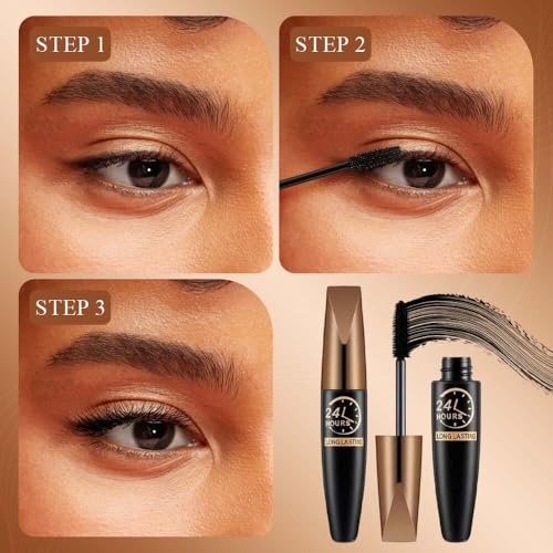 ROWPOZ Waterproof 4D Silk Fiber Mascara - Lengthening & Thickening