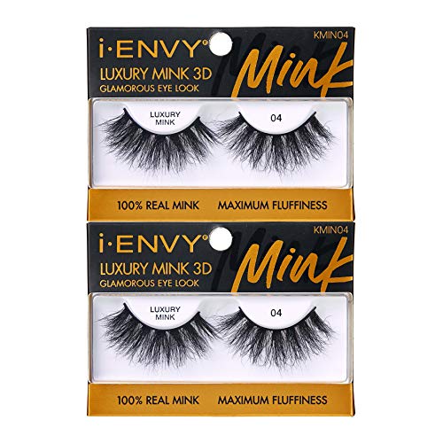 i-ENVY Luxury Mink Lashes 20mm 3D Multi-Curl (2 Pack)
