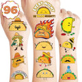 96 Mexican Temporary Tattoos for Kids Party Favors