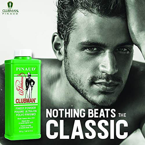 Clubman Pinaud Finest Body Powder 9 oz - Sweat & Odor Control