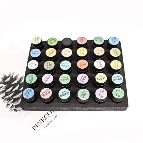 30 Vials Essential Oil Carrying Case Holds 5ml 10 ml 15ml 20ML 30M Perfect for DISPLAY Drawer Home Stock and Foam Inserts