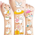 96 Silly Goose Temporary Tattoos for Kids, Waterproof