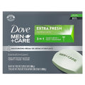 Dove Men+Care 3-in-1 Body & Face Bar, Extra Fresh, 3.75oz (8-Pack)