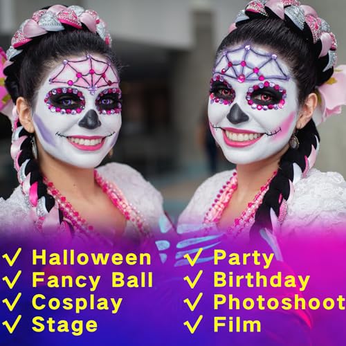 Black & White Face Paint Set with Sponges - Water Based