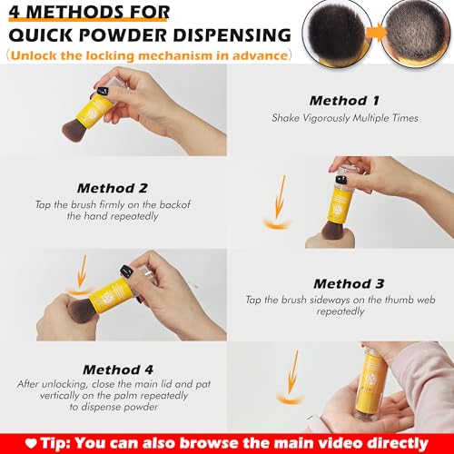 Mineral SPF 50 Setting Powder Sunscreen Brush | Face & Scalp