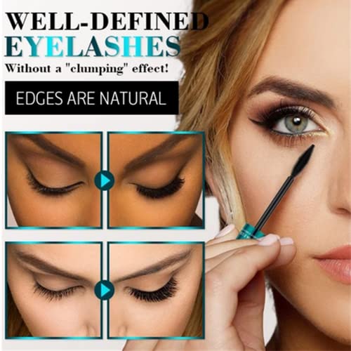2 Pack 4D Silk Fiber Mascara - Waterproof & 5x Longer Lashes
