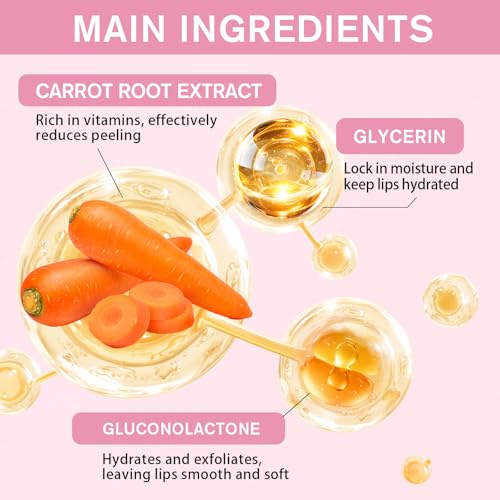 DR.Seya PHA 5% Exfoliating Lip Serum Overnight Treatment for Smooth, Plump Lips - 1 Fl Oz