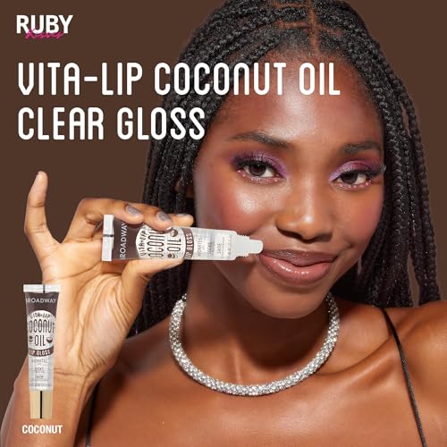 Ruby Kisses Broadway Vita-Lip Gloss - 6 Pack Coconut Oil