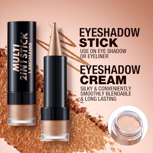 2-in-1 Gradient Eyeliner & Eyeshadow Stick Combo, Waterproof