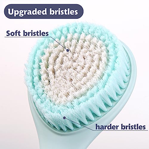 BEDELITE Back Scrubber Shower Brush 16.4 Inch Long Handle