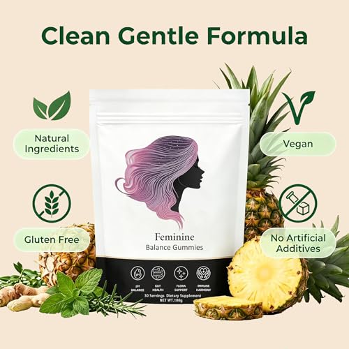 Fibetrue Women's Probiotic Gummies for Gut & Feminine Health - 60 Count