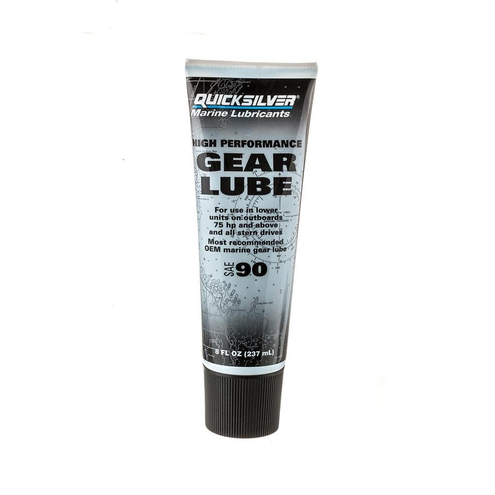 Quicksilver by Mercury Marine 802851Q02 SAE 90 High Performance Gear Lube, 8 Oz.