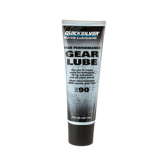 Quicksilver by Mercury Marine 802851Q02 SAE 90 High Performance Gear Lube, 8 Oz.