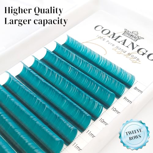 CoMango Colored Lash Extensions C Curl 8-14mm Mixed Tray