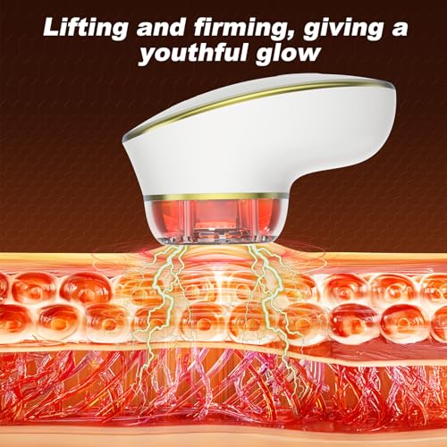Face Lifting Facial Massager, Face Massager Tool with Suction, 7 Colors Red Light Therapy Face Lift Device for Skin Tightening Wrinkle & Lifting
