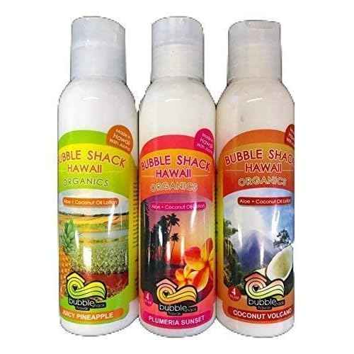 Bubble Shack Hawaii Organics Aloe Coco Lotion Trio