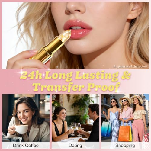 pH Adjusting Lipstick - Color Changing Hydrating Balm for All Tones