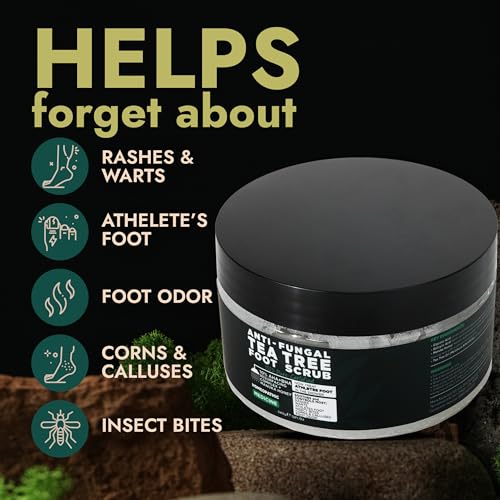 Terramed Exfoliating Foot Scrub with Tea Tree Oil & Callus Remover