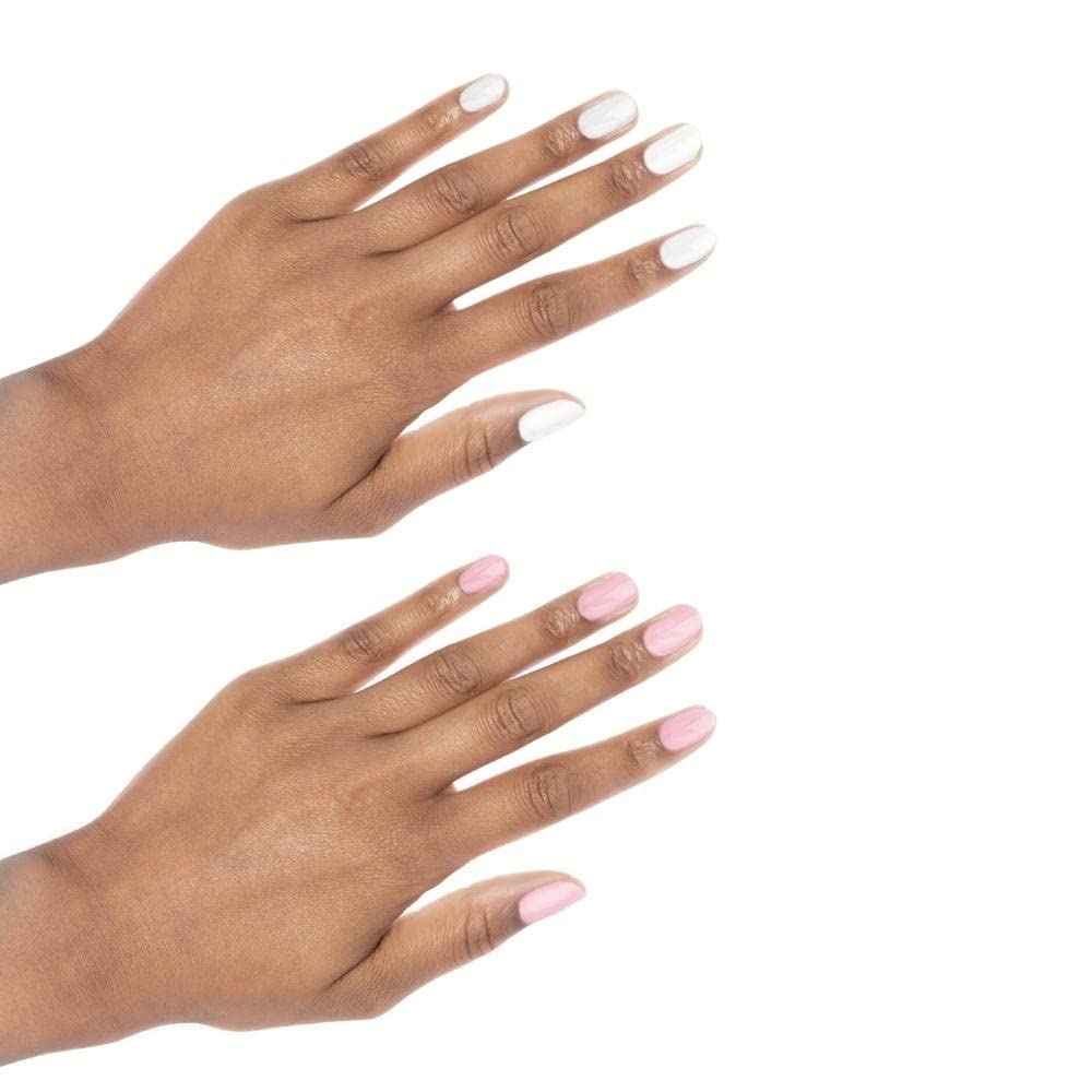 duri Nail Polish, GBD-105 Basic Beauty, French Manicure Classic 3 Piece Set, Tip, Base and Top Coat, Semi Sheer 309 Iced Roses, Quick Drying, Long Lasting, Easy at Home Application Cosmetics