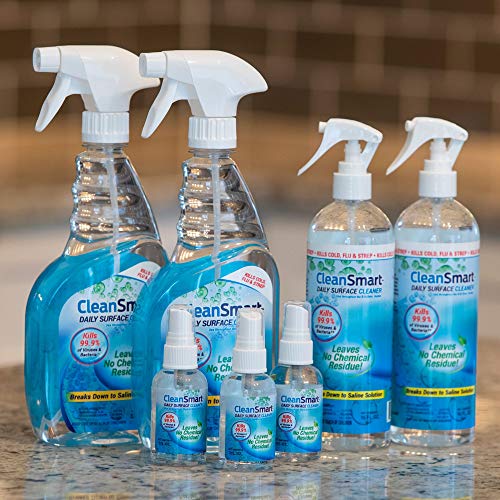 CleanSmart To Go Disinfectant Spray 2 oz, Pack of 3
