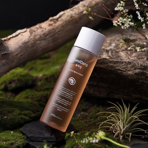 Black Bean Essence Toner - Korean Traditional Vegan Skincare Formula, Anti-Aging &Youthful Skin with Fermented Black Bean Extract, 200mL | 6.75fl. oz.