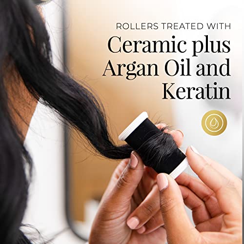 Remington Shine Therapy Hot Rollers Set with Argan Oil & Keratin - 20 Piece