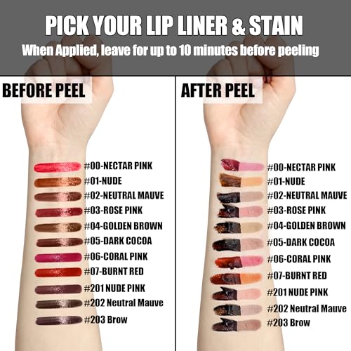 Peel Off Lip Liner Stain by TENGLONG