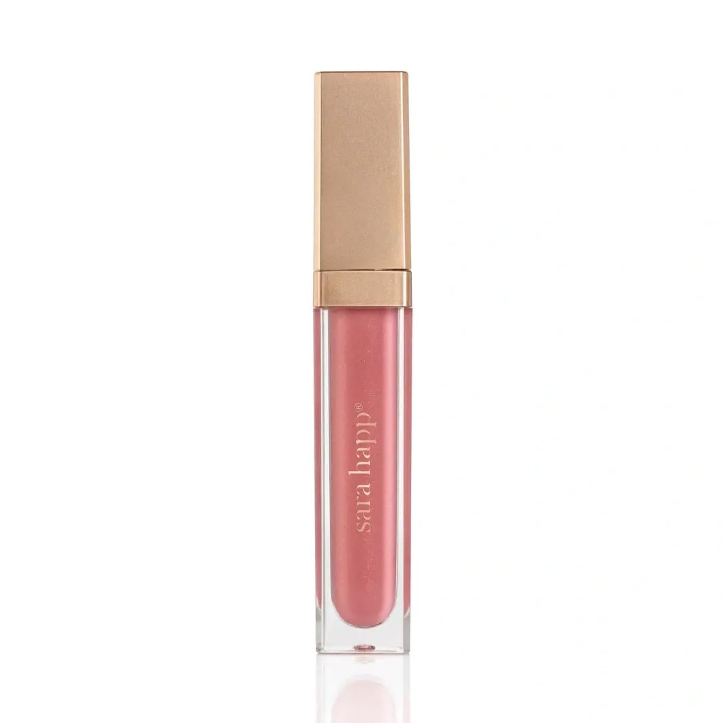 Sara Happ Pink Slip Luxe Gloss with Subtle Shimmer - High-Impact Shine & Long-Lasting Wear, Nourish, Hydrate, and Heal Your Lips, 0.21 fl. oz.