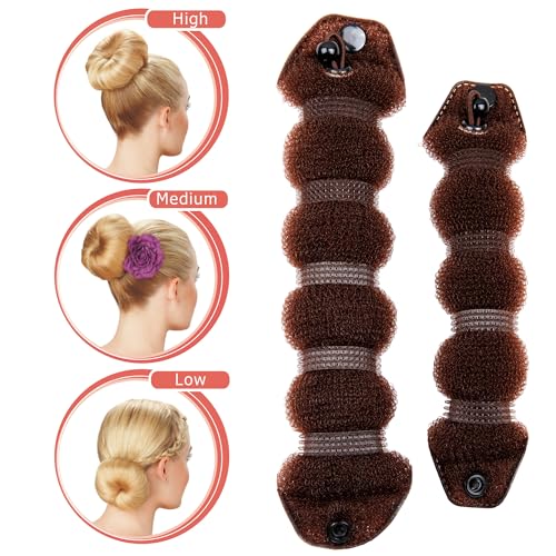 GoldRose Magic Hair Bun Maker - 2 Piece Styling Kit