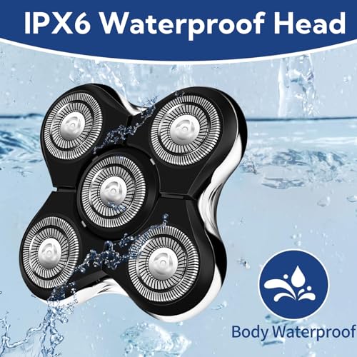 Balder Pro Replacement Head for Remington Balder Pro Head Shaver XR7000,5 Dual Track Heads for Remington Shaver Replacement Heads-Precision Electric Shaving for Bald Men. (3Pack)