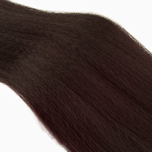 Yaki Straight Human Hair Bundles #4 Chocolate Brown - 14, 16, 18 Inch